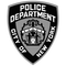 New York City Police Department (NYPD) shield logo featuring the city emblem and “Police Department City of New York” text in black on a transparent background.