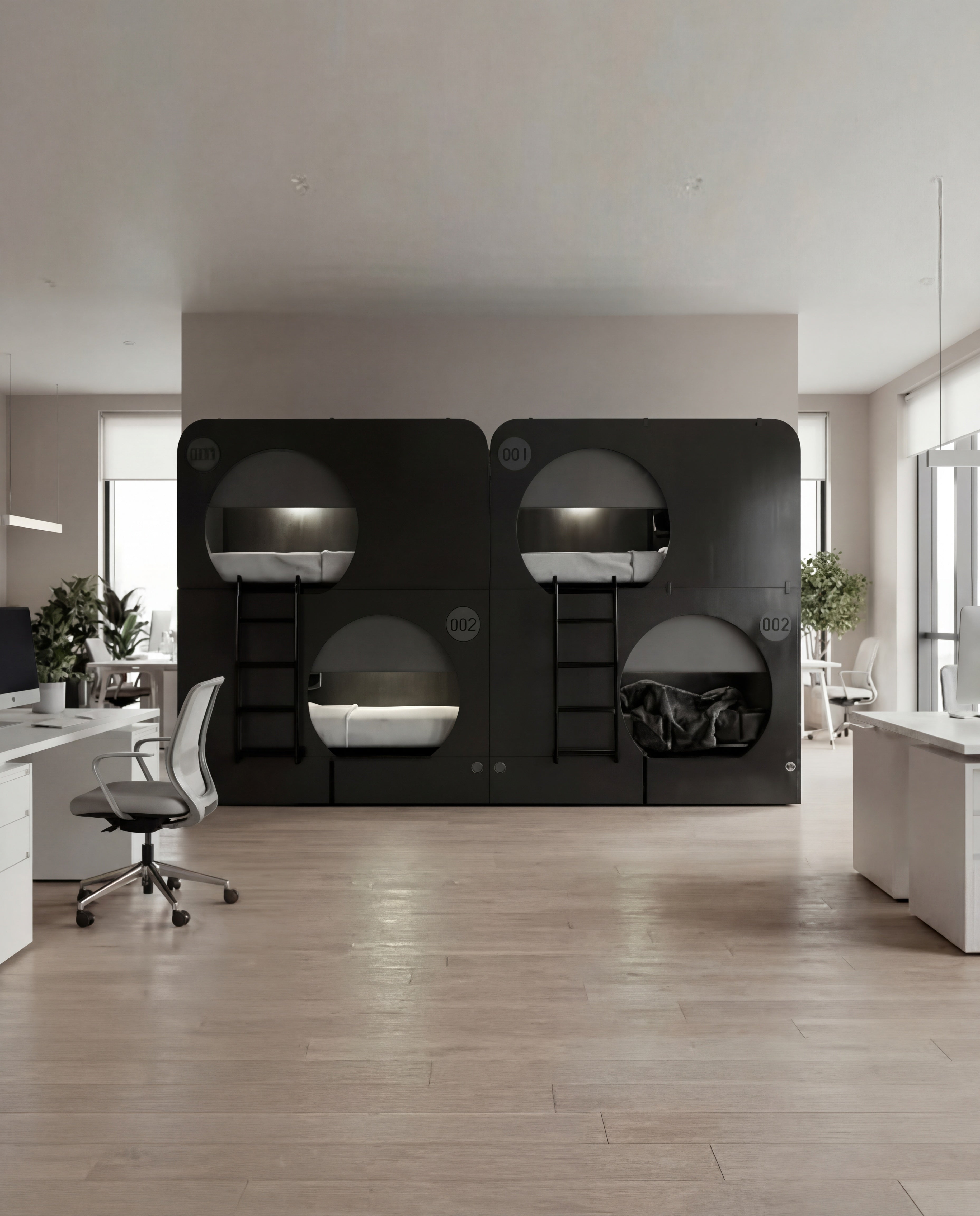 Economy Sleep Pod - Stacked