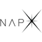 NapX logo with minimalist black “NAP X” text and a large stylized X symbol on a transparent background.
